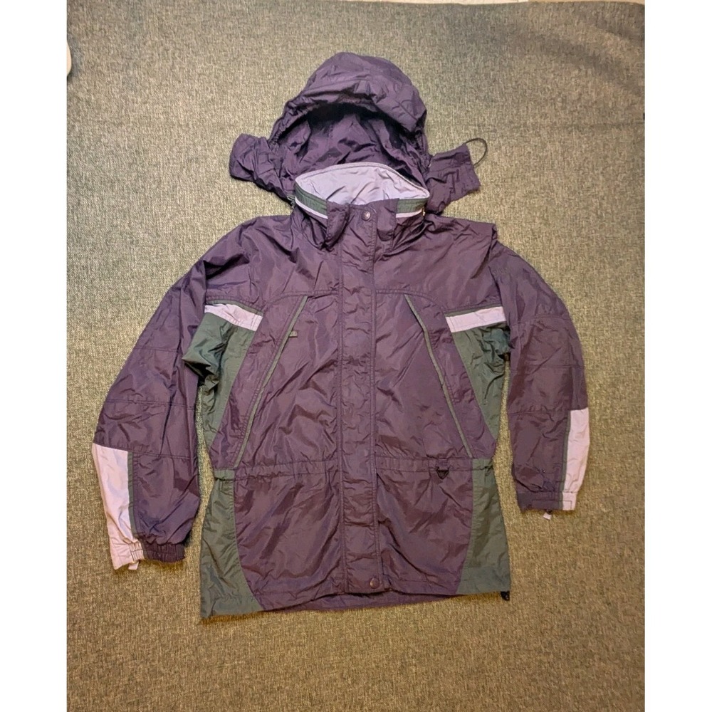 Columbia Core Interchange Purple Full Zip Jacket Women's Medium Outdoor Coat